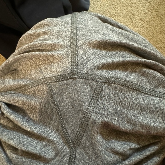Lululemon wunder under pants size 8 EUC heathered grey - Picture 3 of 3
